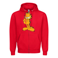 Red gearl Zipper Hoodie - linhVisuals