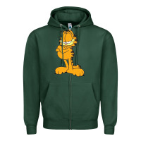 Sports Green gearl Zipper Hoodie - linhVisuals