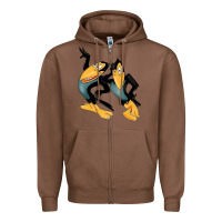 Chestnut Heckle and Jeckle Zipper Hoodie - linhVisuals