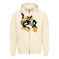 Sandshell Heckle and Jeckle Zipper Hoodie - linhVisuals