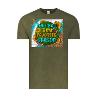 Vintage Olive football is my favorite season tumbler Vintage Tee - BundleAndBundleShop