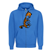 True Royal Calvin Bill Watterson Zipper Hoodie - linhVisuals
