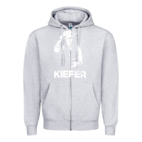 Heather Grey kiefer sutherland müsïc Zipper Hoodie - linhVisuals