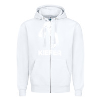 White kiefer sutherland müsïc Zipper Hoodie - linhVisuals