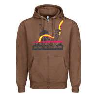 Chestnut motion city soundtrack clässic Zipper Hoodie - linhVisuals