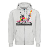 Dove Grey motion city soundtrack clässic Zipper Hoodie - linhVisuals