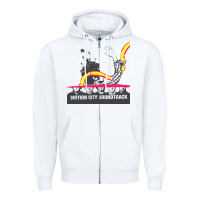 White motion city soundtrack clässic Zipper Hoodie - linhVisuals