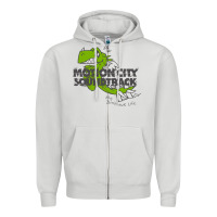 Dove Grey motion city soundtrack clässic Zipper Hoodie - linhVisuals