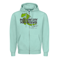 Seafoam motion city soundtrack clässic Zipper Hoodie - linhVisuals