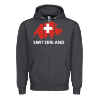 Smoke switzerland Zipper Hoodie - linhVisuals