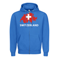 True Royal switzerland Zipper Hoodie - linhVisuals