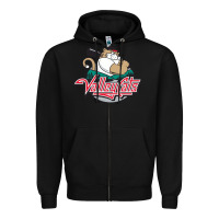Black this-tri-city-valleycats-merch Zipper Hoodie - linhVisuals