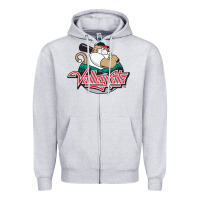 Heather Grey this-tri-city-valleycats-merch Zipper Hoodie - linhVisuals