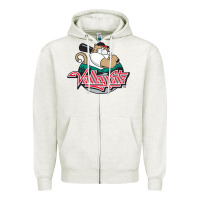 Oatmeal Heather this-tri-city-valleycats-merch Zipper Hoodie - linhVisuals