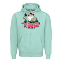 Seafoam this-tri-city-valleycats-merch Zipper Hoodie - linhVisuals