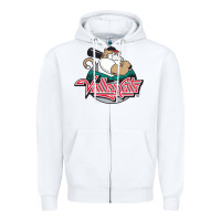 White this-tri-city-valleycats-merch Zipper Hoodie - linhVisuals