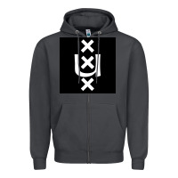 Smoke Amsterdam University Zipper Hoodie - linhVisuals