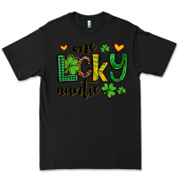Black One lucky auntie St. Patrick's Premium Tee - OliviaCreatesArt