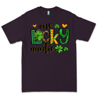Plum One lucky auntie St. Patrick's Premium Tee - OliviaCreatesArt