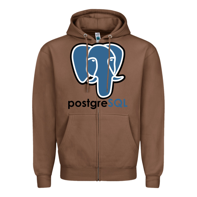 Postgresql Zipper Hoodie by linhVisuals | Teevron