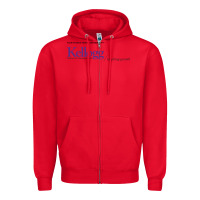 Red kellogg high school Zipper Hoodie - linhVisuals