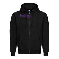 Black kellogg high school Zipper Hoodie - linhVisuals