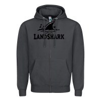 Smoke landshark Zipper Hoodie - linhVisuals