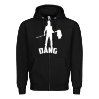 Black joe dirt dang Zipper Hoodie - linhVisuals