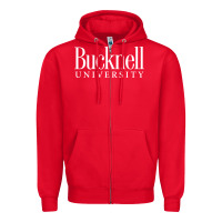 Red bucknell university Zipper Hoodie - linhVisuals