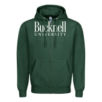 Sports Green bucknell university Zipper Hoodie - linhVisuals