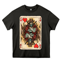 Asphalt King Of Hearts Cowboy Heavy Core Tee - HowdyJamesFarm