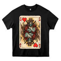 Black King Of Hearts Cowboy Heavy Core Tee - HowdyJamesFarm