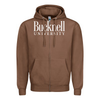 Chestnut bucknell university Zipper Hoodie - linhVisuals