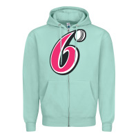 Seafoam the-sydney-sixers-merch Zipper Hoodie - linhVisuals