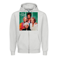 Dove Grey golden the girls Zipper Hoodie - linhVisuals