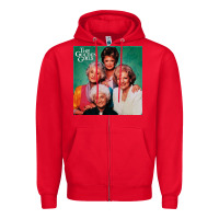 Red golden the girls Zipper Hoodie - linhVisuals