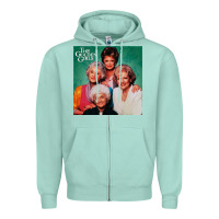 Seafoam golden the girls Zipper Hoodie - linhVisuals