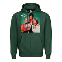 Sports Green golden the girls Zipper Hoodie - linhVisuals