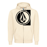 Sandshell Volcom Style Zipper Hoodie - linhVisuals