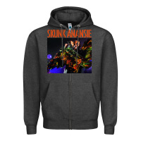 Charcoal Heather skunk anansie Zipper Hoodie - linhVisuals