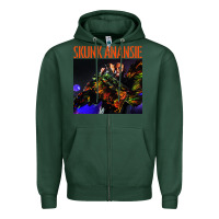Sports Green skunk anansie Zipper Hoodie - linhVisuals