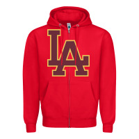 Red loyola academy Zipper Hoodie - linhVisuals