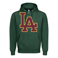 Sports Green loyola academy Zipper Hoodie - linhVisuals