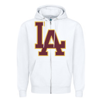 White loyola academy Zipper Hoodie - linhVisuals