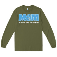 Army Green lil autism mom Long Sleeve Tee - CowhideDigitalArt