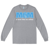 Heather Grey lil autism mom Long Sleeve Tee - CowhideDigitalArt