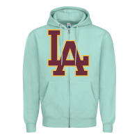 Seafoam loyola academy Zipper Hoodie - linhVisuals
