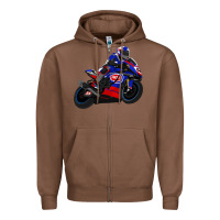 Chestnut Superbike Toprak Razgatlıoğlu Zipper Hoodie - linhVisuals