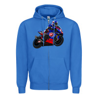 True Royal Superbike Toprak Razgatlıoğlu Zipper Hoodie - linhVisuals