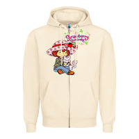 Sandshell strawberry shortcake and cat Zipper Hoodie - linhVisuals